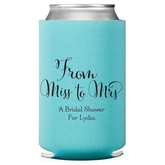 From Miss to Mrs Collapsible Koozies